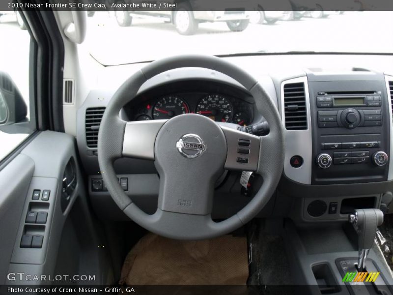 Avalanche White / Steel 2010 Nissan Frontier SE Crew Cab