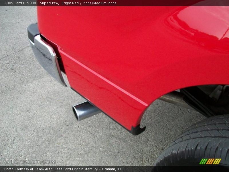 Bright Red / Stone/Medium Stone 2009 Ford F150 XLT SuperCrew