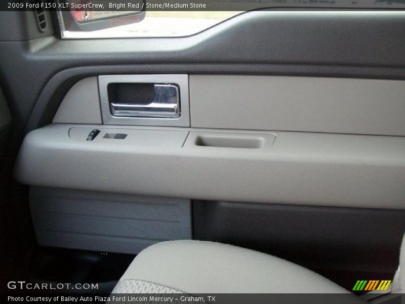 Bright Red / Stone/Medium Stone 2009 Ford F150 XLT SuperCrew