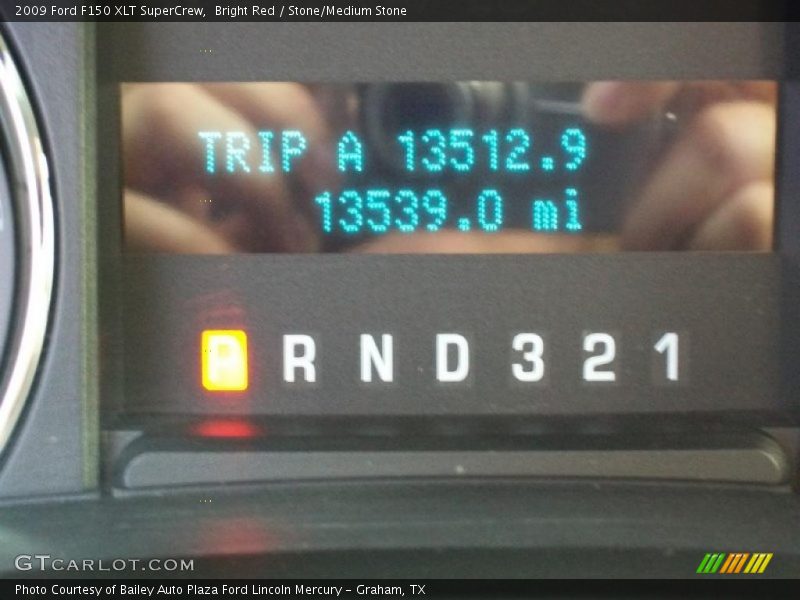 Bright Red / Stone/Medium Stone 2009 Ford F150 XLT SuperCrew