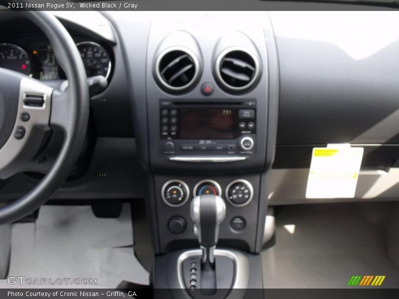 Wicked Black / Gray 2011 Nissan Rogue SV