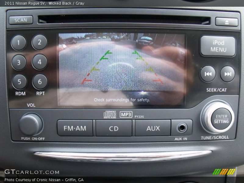 Wicked Black / Gray 2011 Nissan Rogue SV