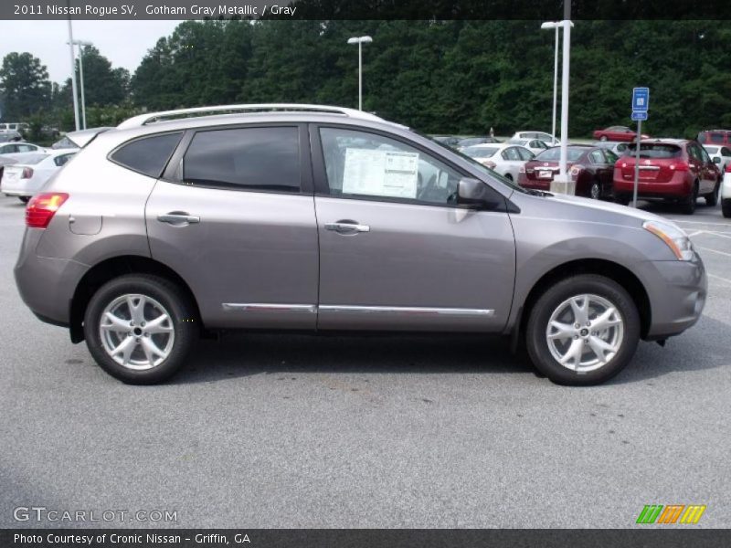 Gotham Gray Metallic / Gray 2011 Nissan Rogue SV