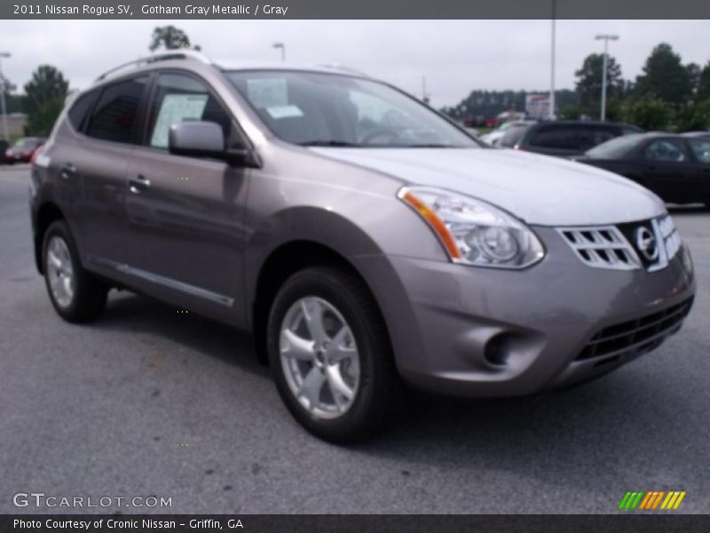 Gotham Gray Metallic / Gray 2011 Nissan Rogue SV