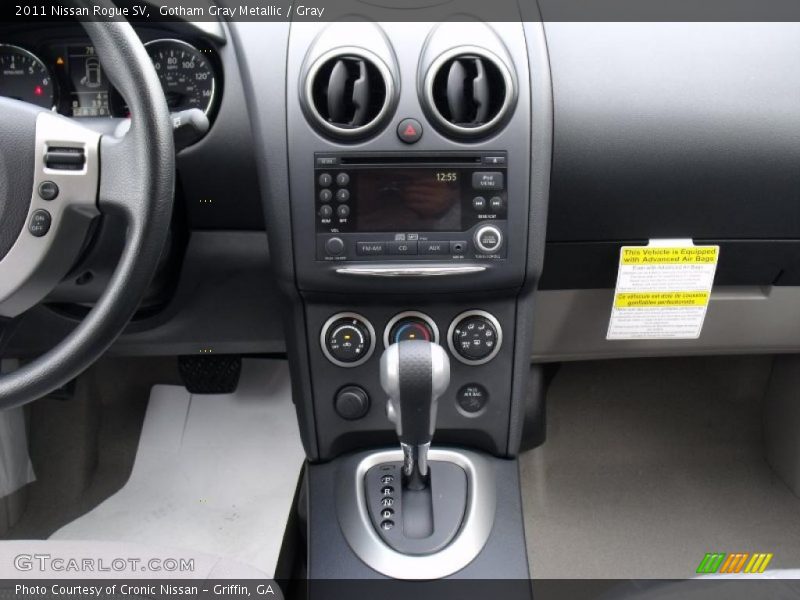 Gotham Gray Metallic / Gray 2011 Nissan Rogue SV