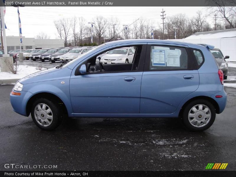 Pastel Blue Metallic / Gray 2005 Chevrolet Aveo LT Hatchback