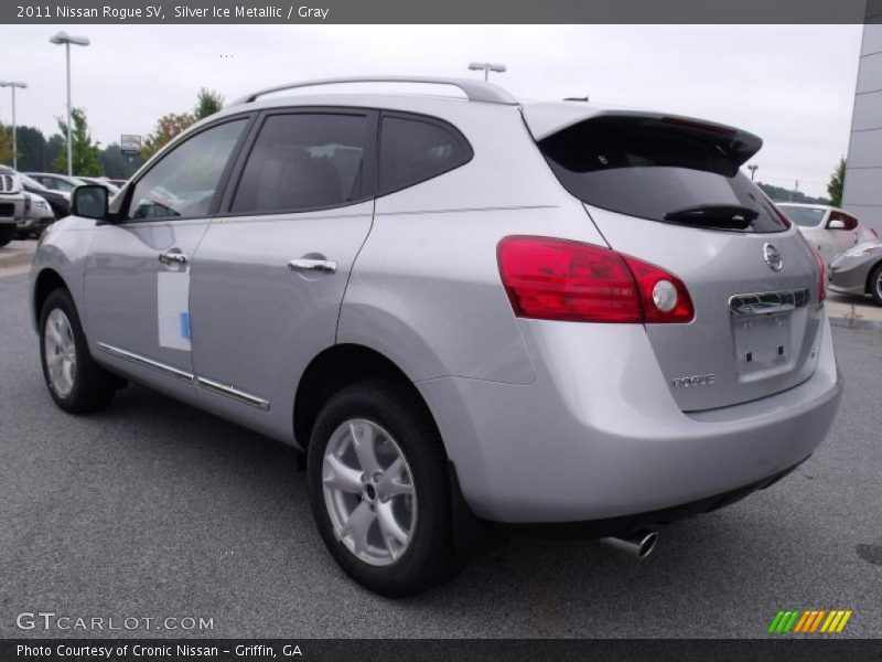 Silver Ice Metallic / Gray 2011 Nissan Rogue SV