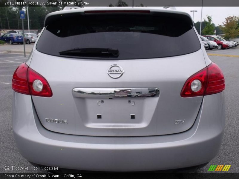 Silver Ice Metallic / Gray 2011 Nissan Rogue SV