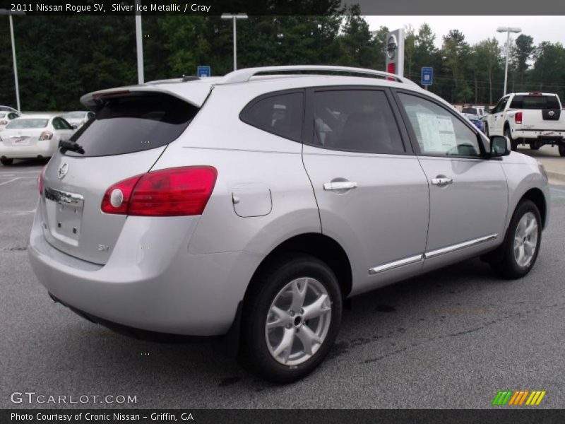 Silver Ice Metallic / Gray 2011 Nissan Rogue SV