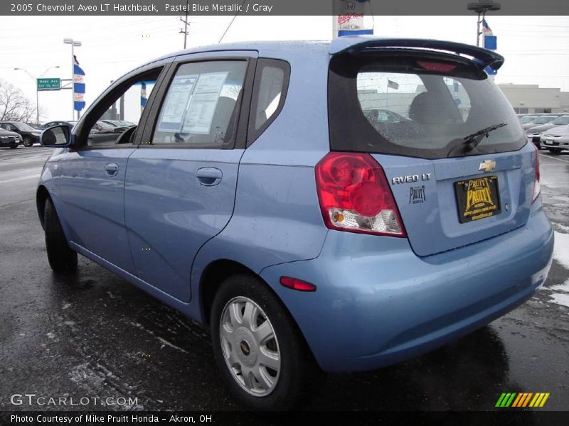 Pastel Blue Metallic / Gray 2005 Chevrolet Aveo LT Hatchback