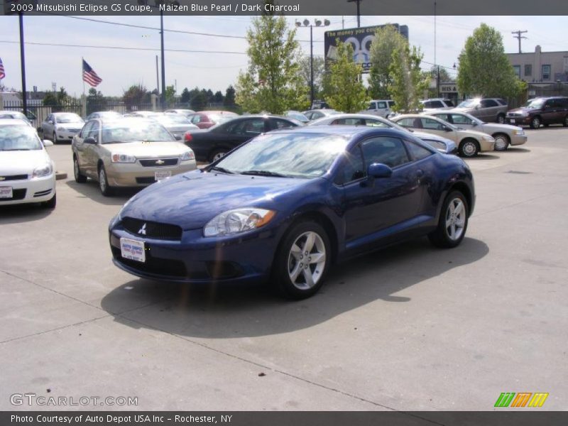 Maizen Blue Pearl / Dark Charcoal 2009 Mitsubishi Eclipse GS Coupe