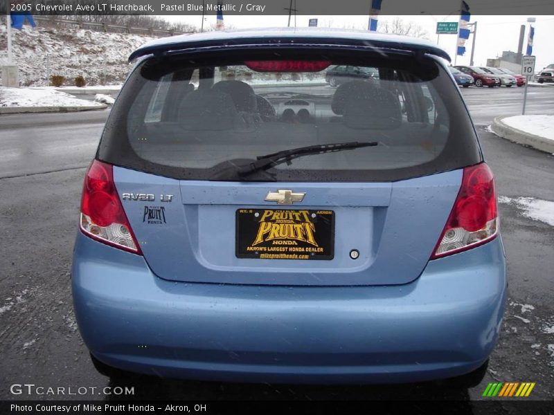 Pastel Blue Metallic / Gray 2005 Chevrolet Aveo LT Hatchback