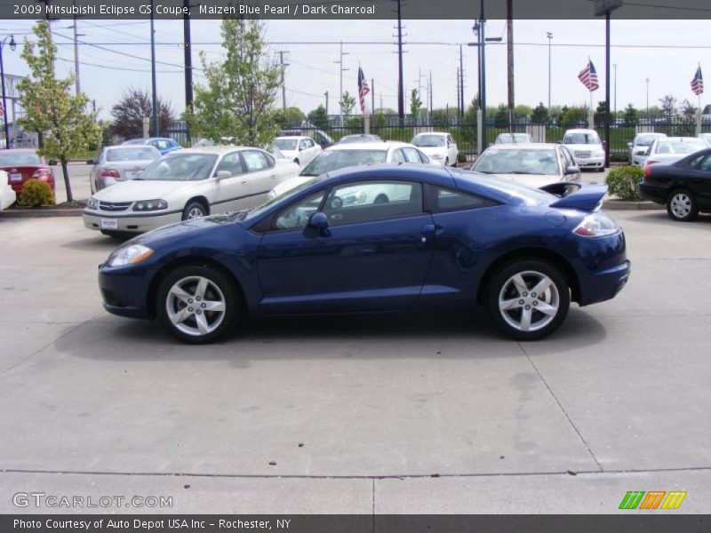 Maizen Blue Pearl / Dark Charcoal 2009 Mitsubishi Eclipse GS Coupe