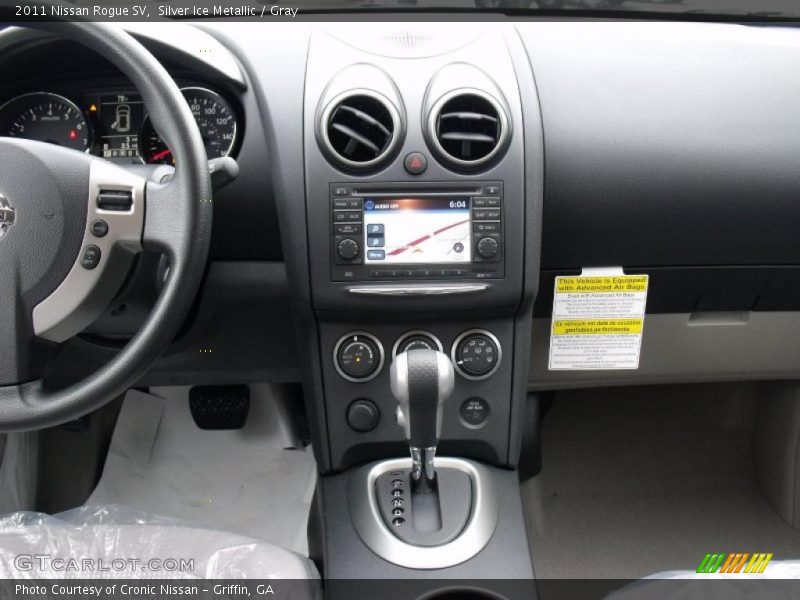 Silver Ice Metallic / Gray 2011 Nissan Rogue SV