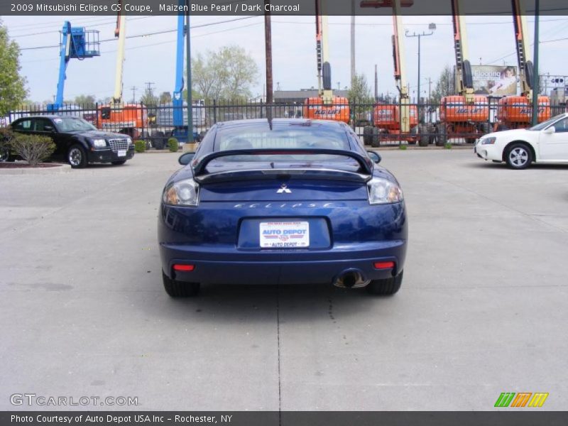 Maizen Blue Pearl / Dark Charcoal 2009 Mitsubishi Eclipse GS Coupe
