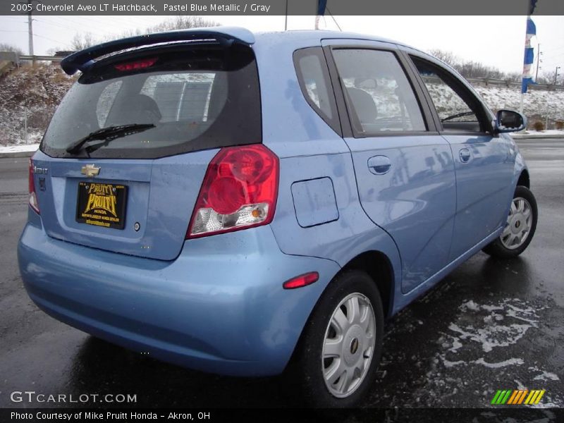 Pastel Blue Metallic / Gray 2005 Chevrolet Aveo LT Hatchback