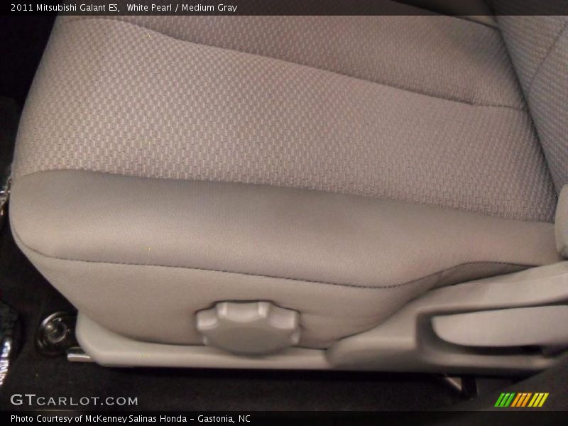 White Pearl / Medium Gray 2011 Mitsubishi Galant ES