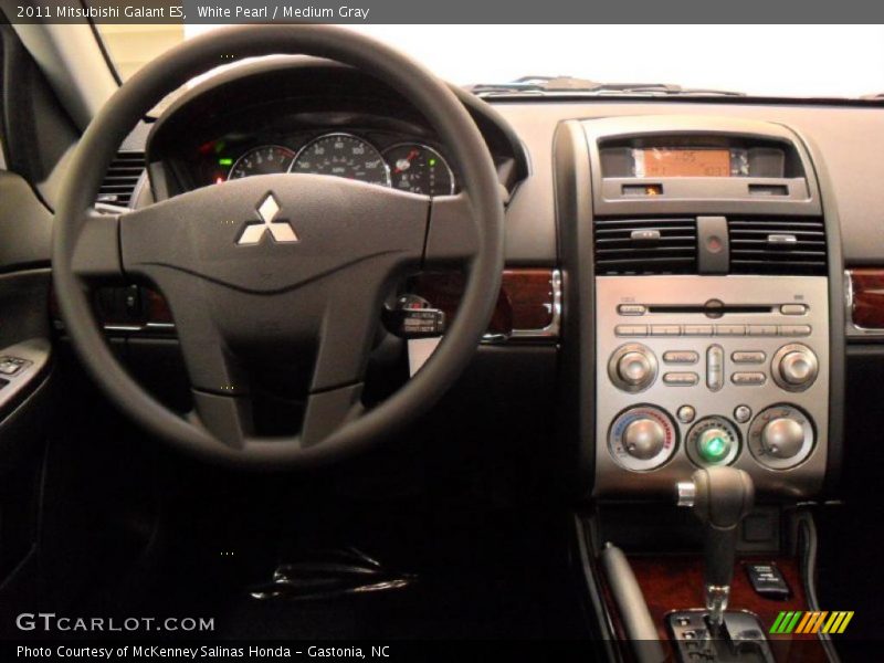 White Pearl / Medium Gray 2011 Mitsubishi Galant ES