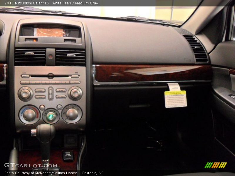 White Pearl / Medium Gray 2011 Mitsubishi Galant ES