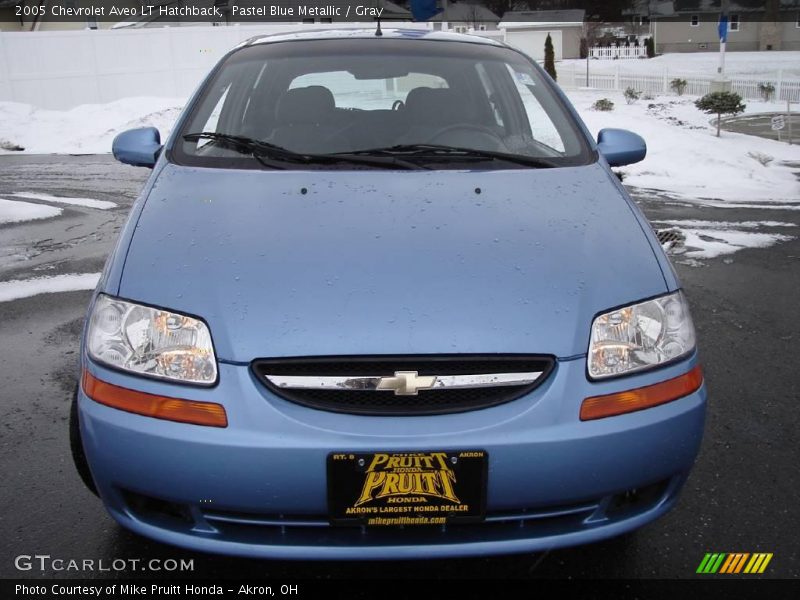 Pastel Blue Metallic / Gray 2005 Chevrolet Aveo LT Hatchback