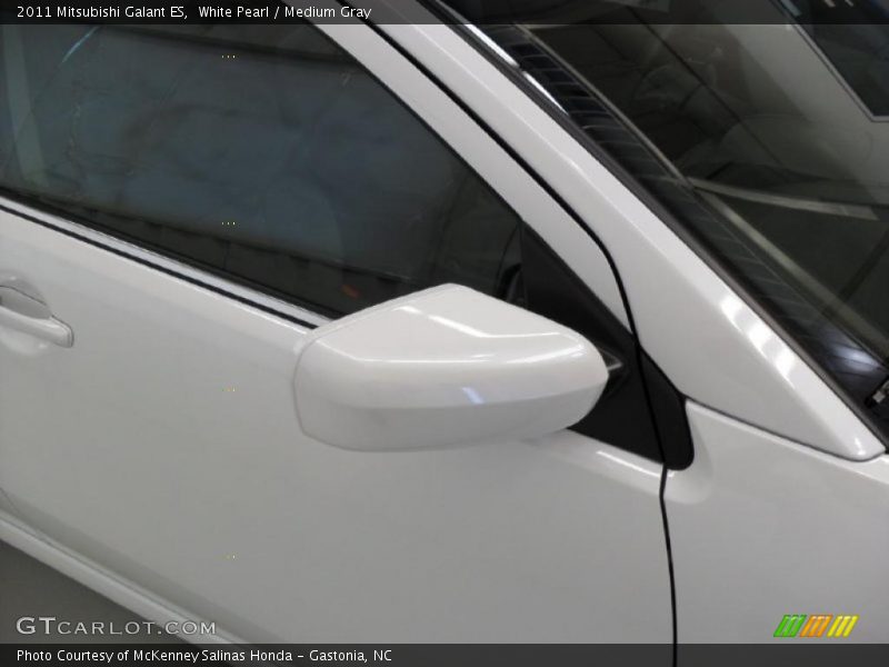 White Pearl / Medium Gray 2011 Mitsubishi Galant ES