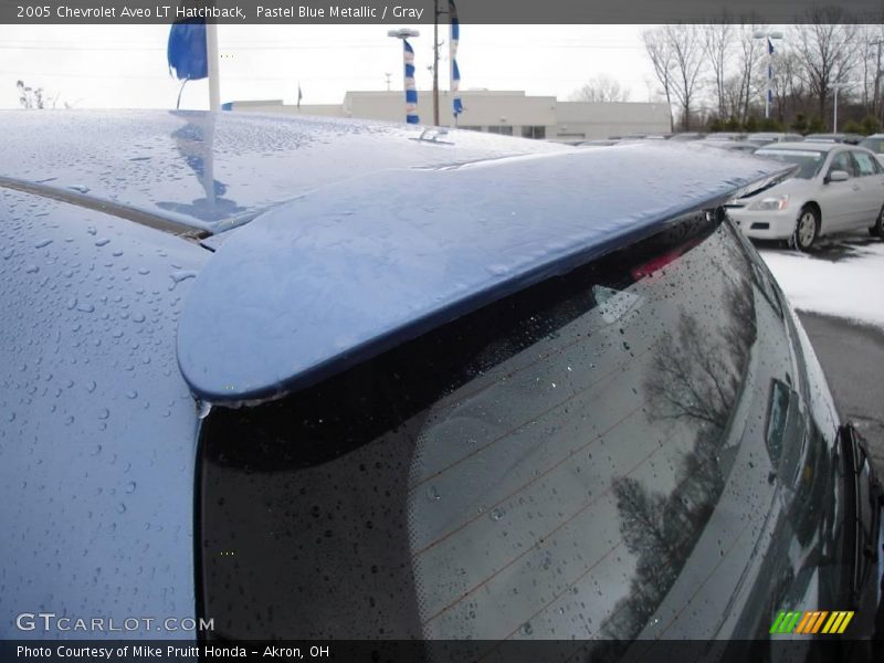 Pastel Blue Metallic / Gray 2005 Chevrolet Aveo LT Hatchback