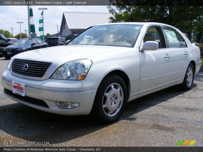 Parchment Crystal / Light Charcoal 2002 Lexus LS 430