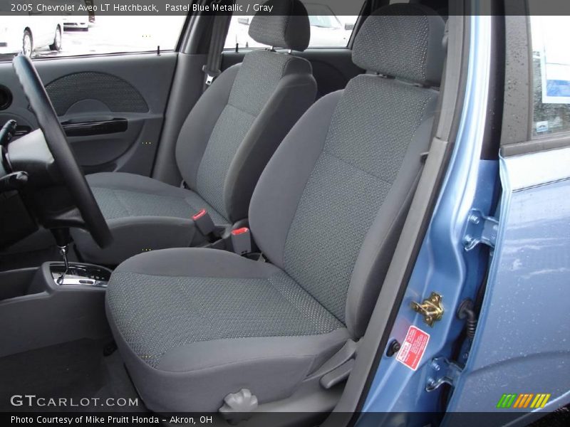 Pastel Blue Metallic / Gray 2005 Chevrolet Aveo LT Hatchback