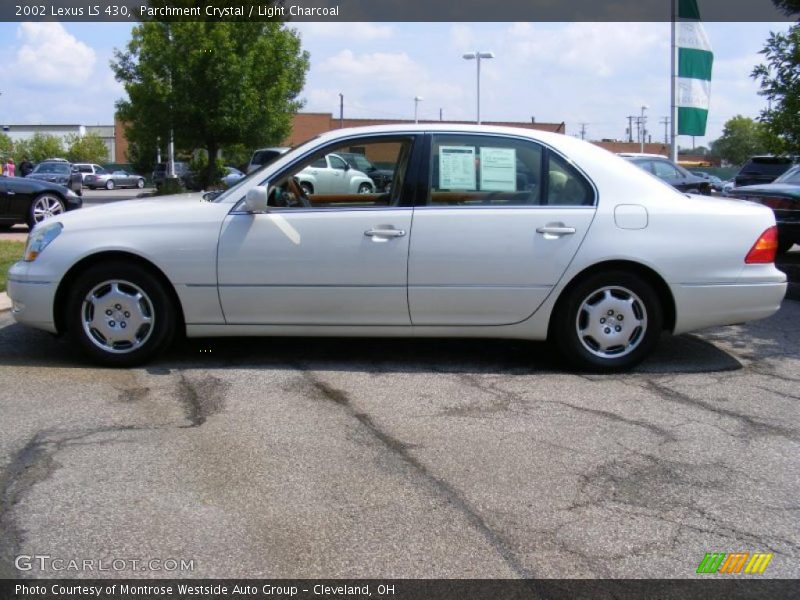 Parchment Crystal / Light Charcoal 2002 Lexus LS 430