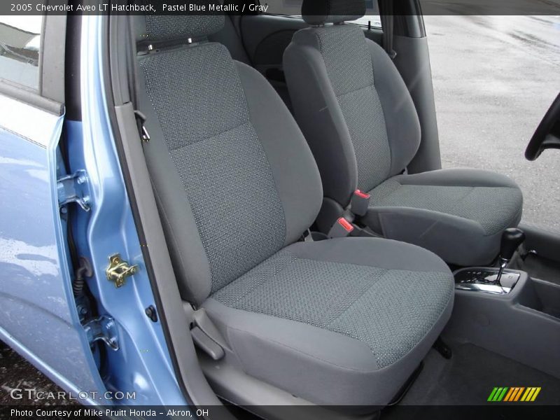 Pastel Blue Metallic / Gray 2005 Chevrolet Aveo LT Hatchback