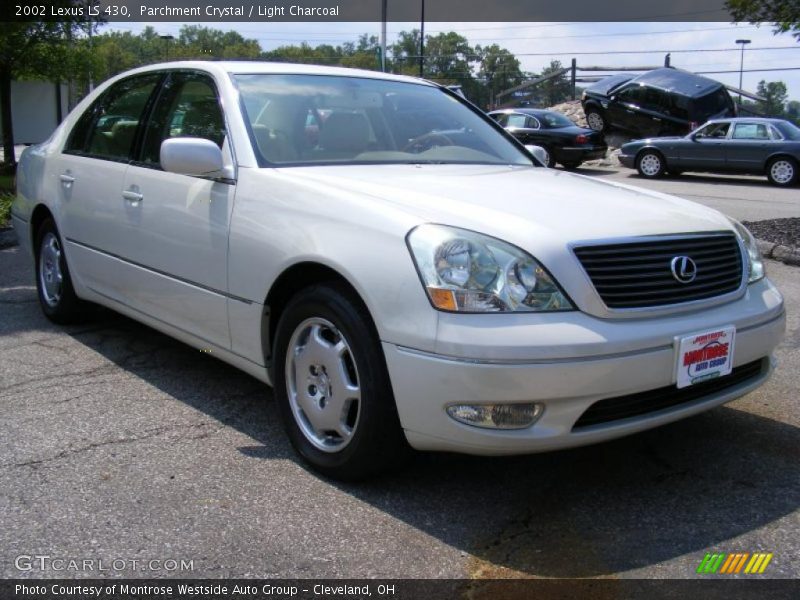 Parchment Crystal / Light Charcoal 2002 Lexus LS 430