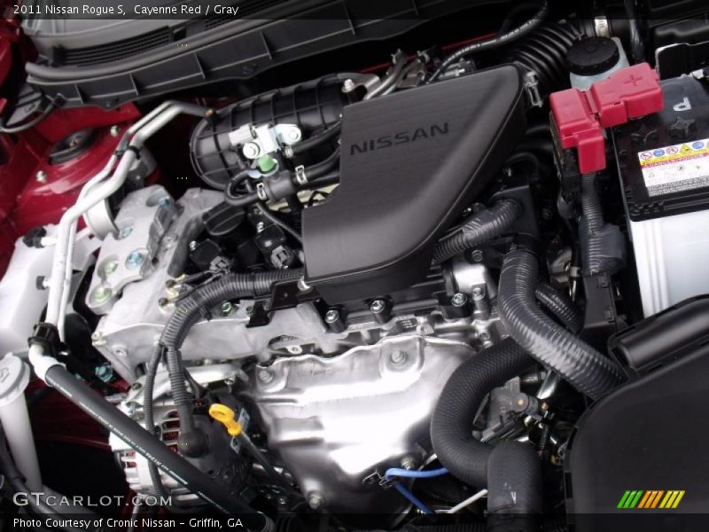 Cayenne Red / Gray 2011 Nissan Rogue S