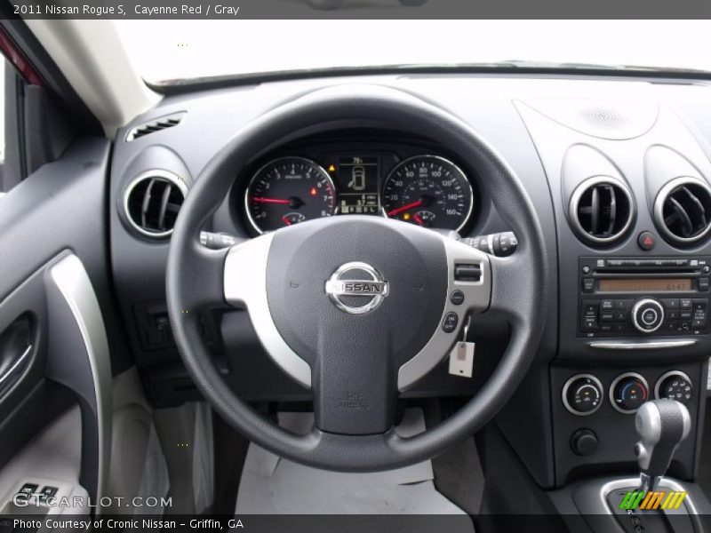 Cayenne Red / Gray 2011 Nissan Rogue S