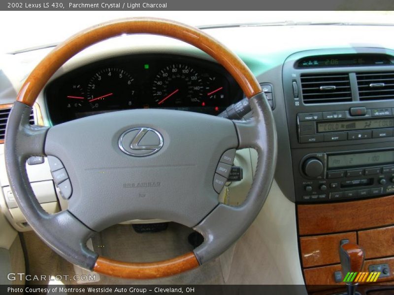 Parchment Crystal / Light Charcoal 2002 Lexus LS 430