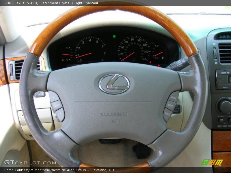 Parchment Crystal / Light Charcoal 2002 Lexus LS 430