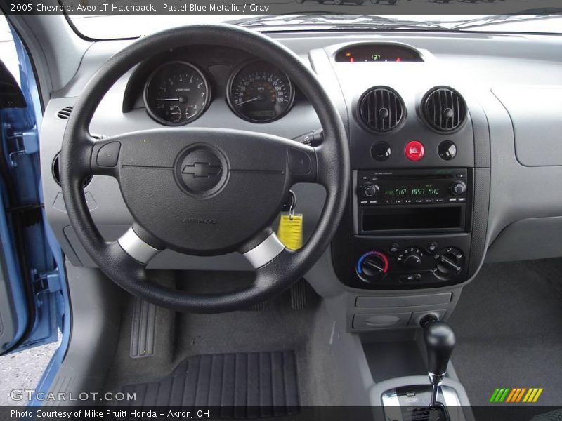Pastel Blue Metallic / Gray 2005 Chevrolet Aveo LT Hatchback