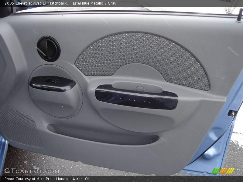 Pastel Blue Metallic / Gray 2005 Chevrolet Aveo LT Hatchback