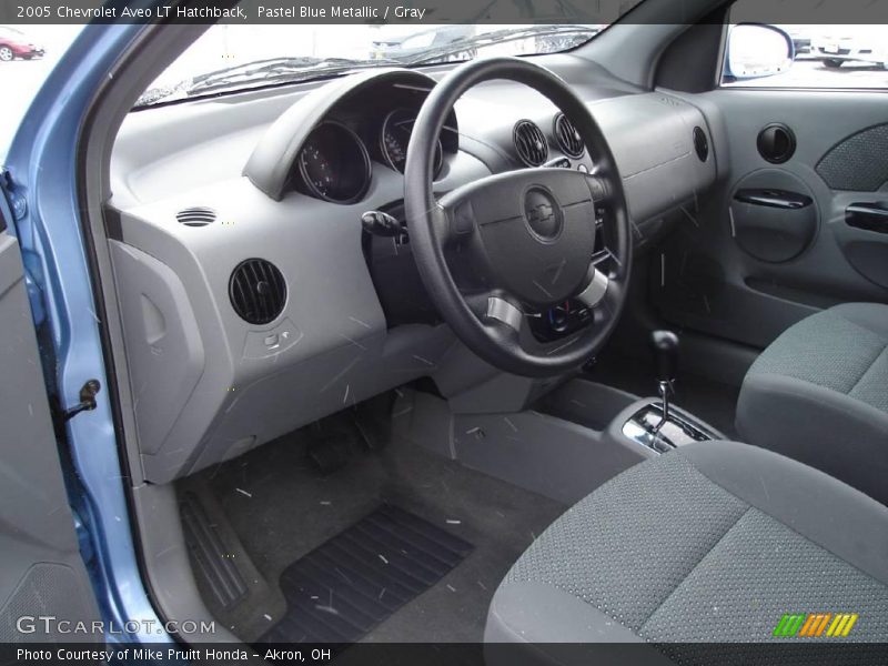 Pastel Blue Metallic / Gray 2005 Chevrolet Aveo LT Hatchback
