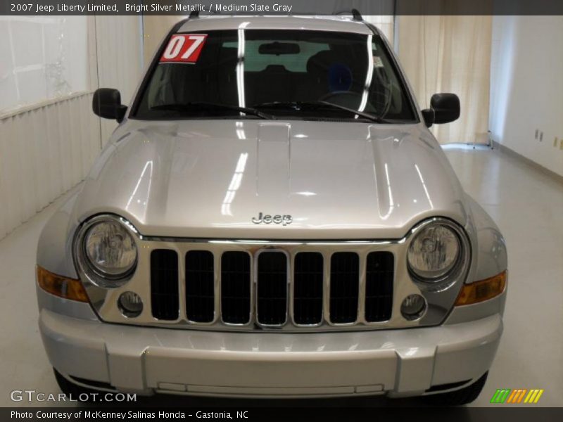 Bright Silver Metallic / Medium Slate Gray 2007 Jeep Liberty Limited