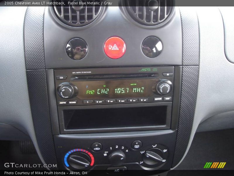 Pastel Blue Metallic / Gray 2005 Chevrolet Aveo LT Hatchback