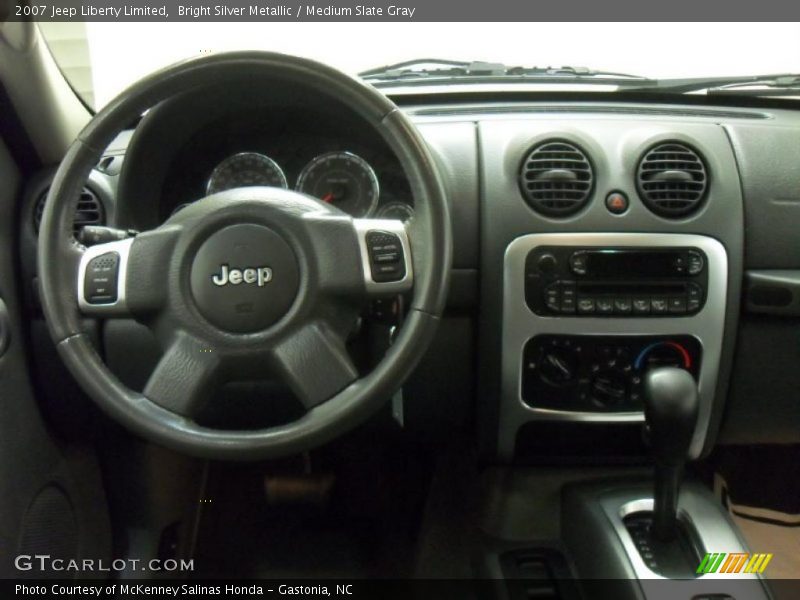 Bright Silver Metallic / Medium Slate Gray 2007 Jeep Liberty Limited