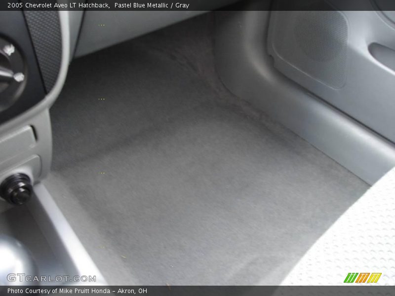 Pastel Blue Metallic / Gray 2005 Chevrolet Aveo LT Hatchback