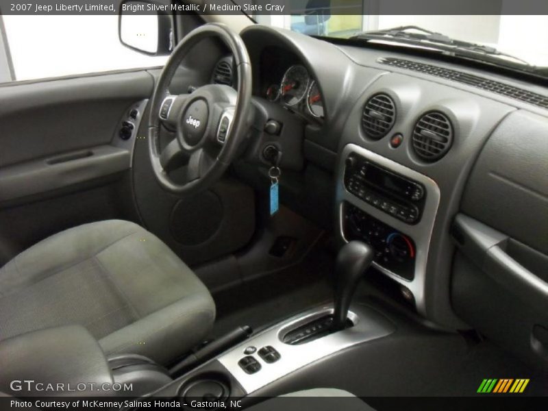 Bright Silver Metallic / Medium Slate Gray 2007 Jeep Liberty Limited