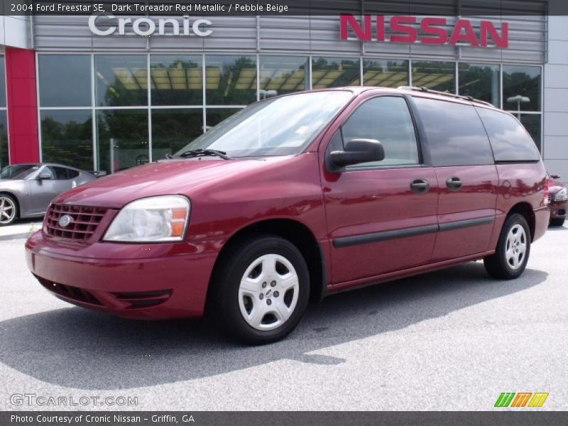 Dark Toreador Red Metallic / Pebble Beige 2004 Ford Freestar SE