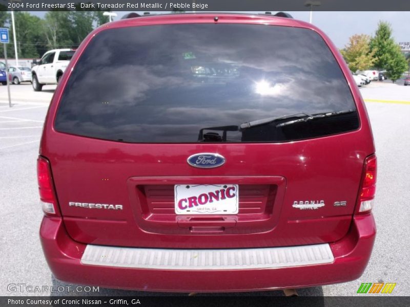 Dark Toreador Red Metallic / Pebble Beige 2004 Ford Freestar SE