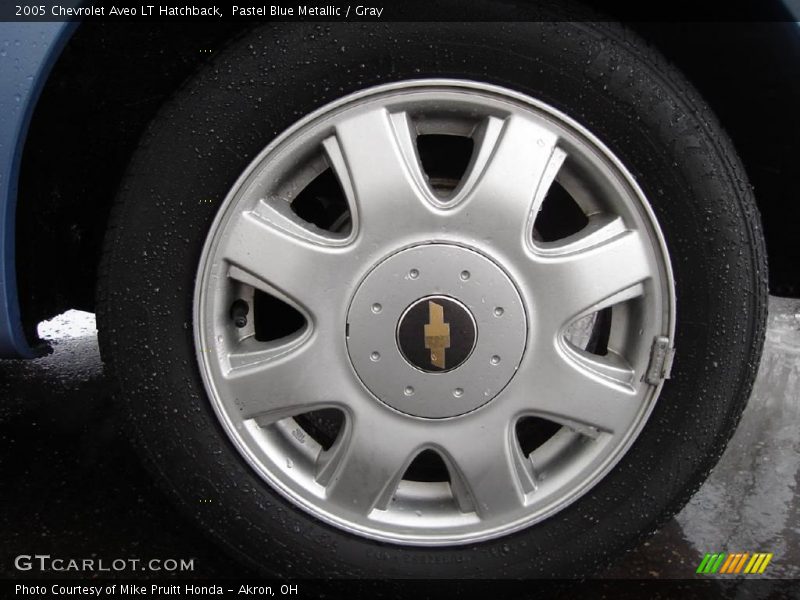 Pastel Blue Metallic / Gray 2005 Chevrolet Aveo LT Hatchback