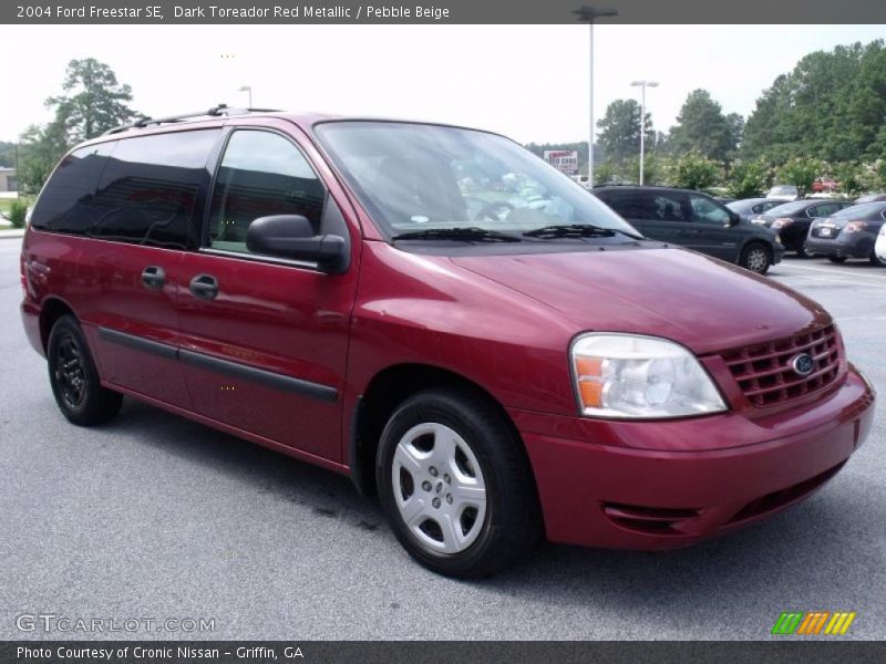 Dark Toreador Red Metallic / Pebble Beige 2004 Ford Freestar SE