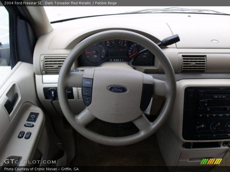 Dark Toreador Red Metallic / Pebble Beige 2004 Ford Freestar SE