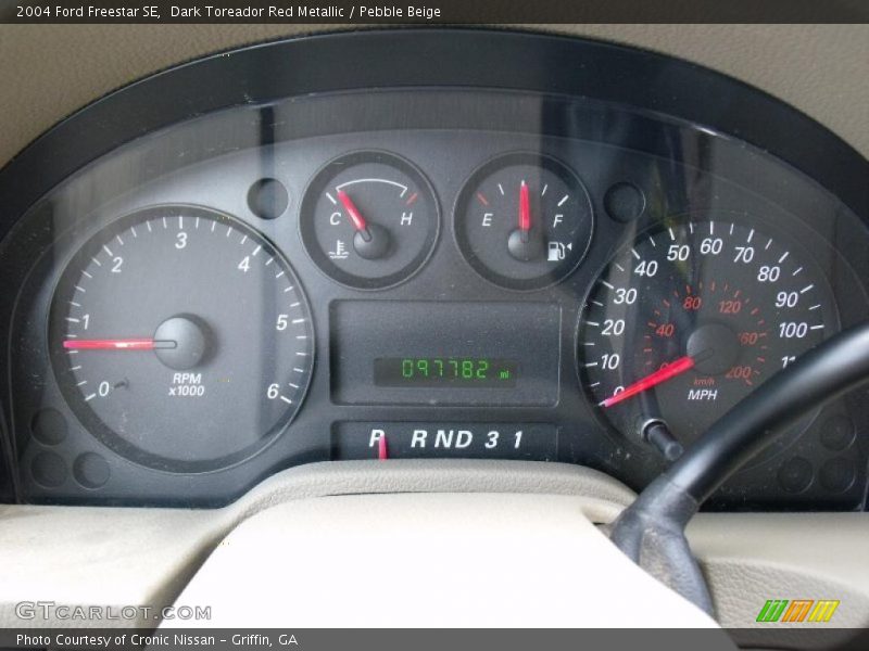 Dark Toreador Red Metallic / Pebble Beige 2004 Ford Freestar SE