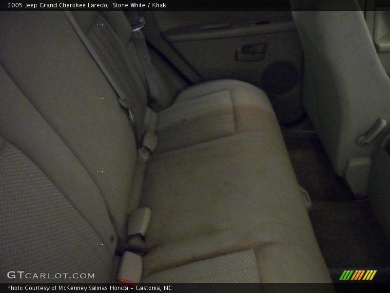 Stone White / Khaki 2005 Jeep Grand Cherokee Laredo
